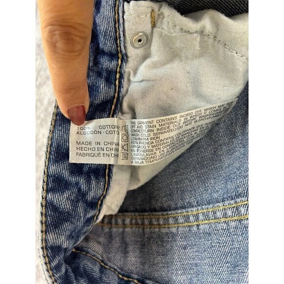 Vintage Union Bay Jeans Womens 11 Blue Denim High Rise Mom 80s Retro Tapered - Picture 13 of 14